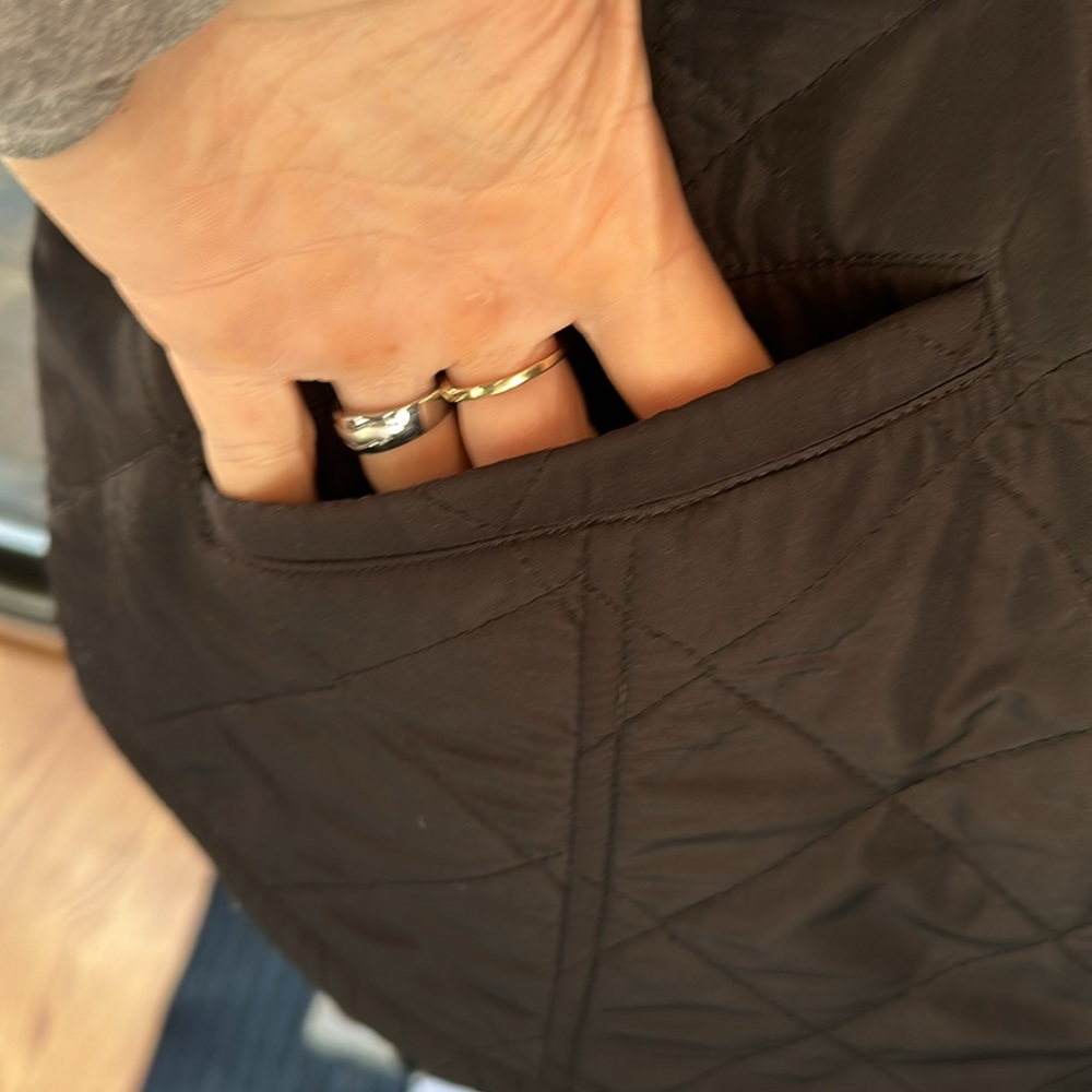 Black Quilted Vest - Picture 3 of 7
